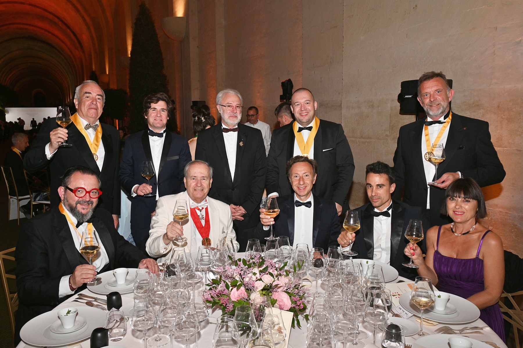 Ordre des Coteaux de Champagne : Chapitre de la fleur à Versailles