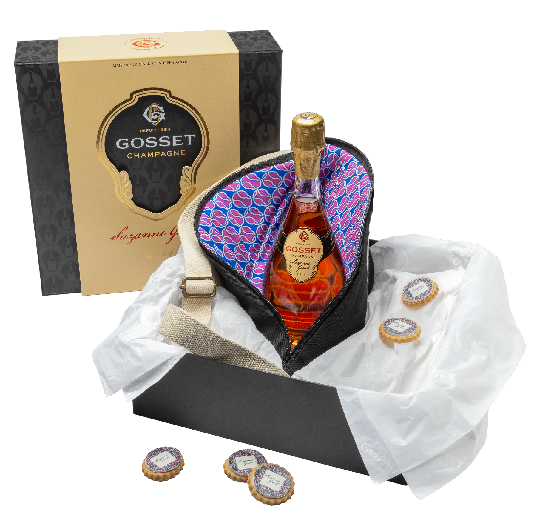 Un hommage à l’élégance intemporelle : la Maison Gosset dévoile le coffret Suzanne Gosset.